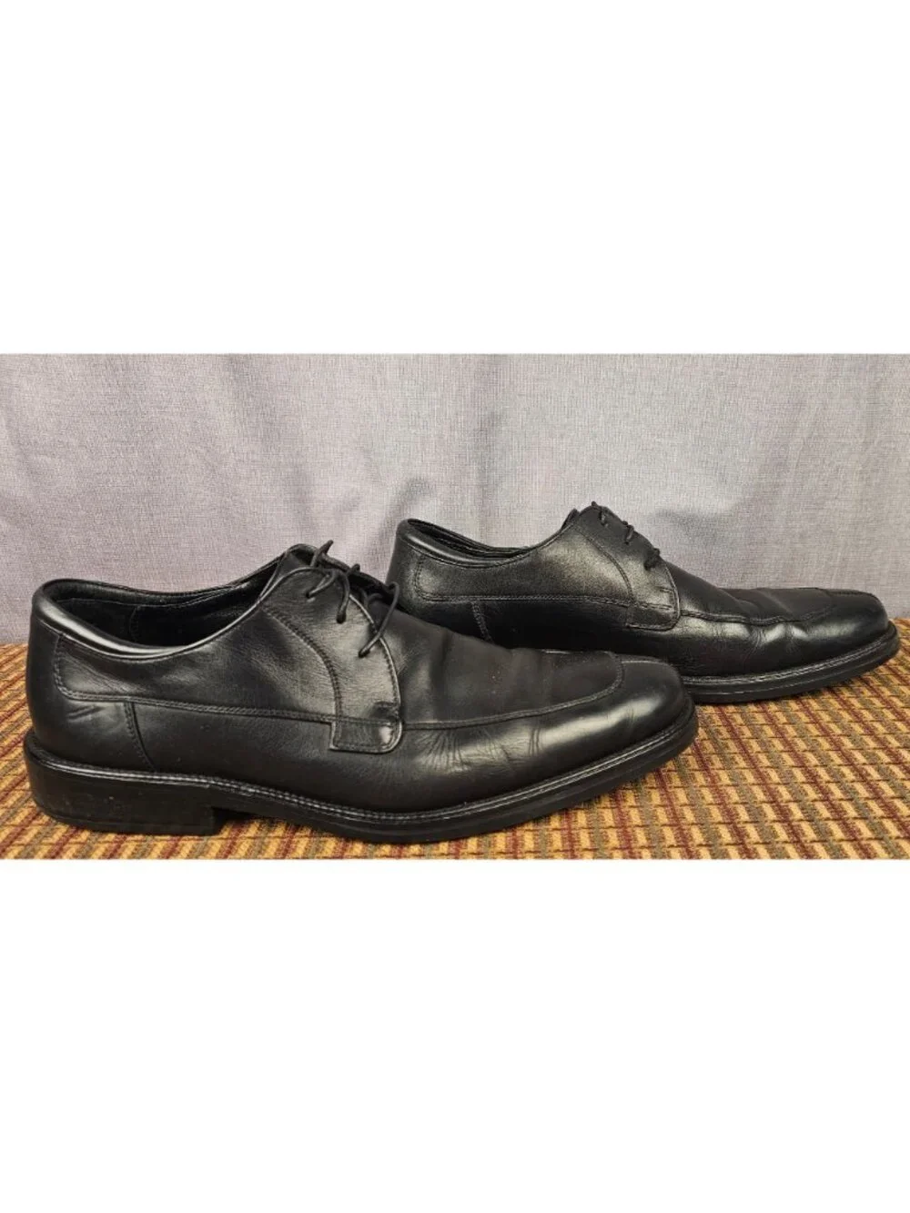 Cole Haan Black Leather Oxford Dress Shoes Mens Size 10 Classic Formal Lace-Up